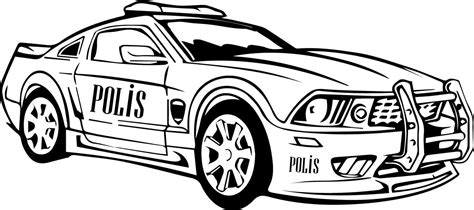 32 Police Car Coloring Pages Coloringpages234