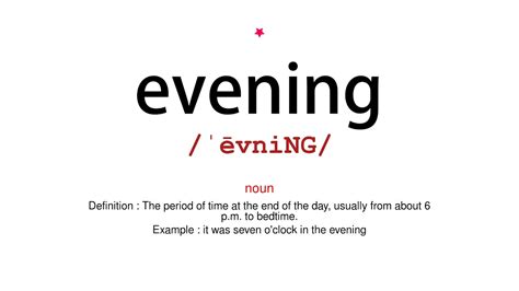 How To Pronounce Evening Vocab Today Youtube