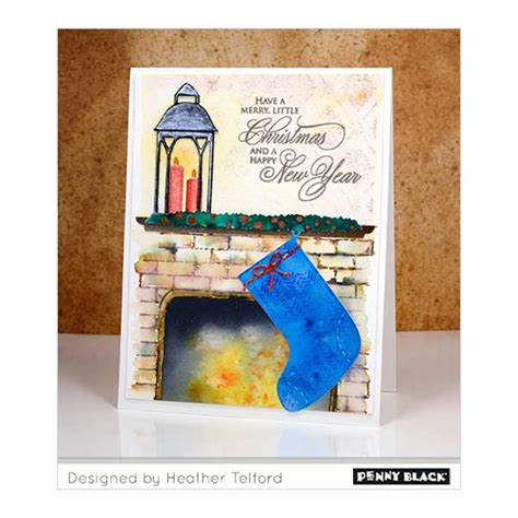 Penny Black Brick Wall Stamp The Foiled Fox