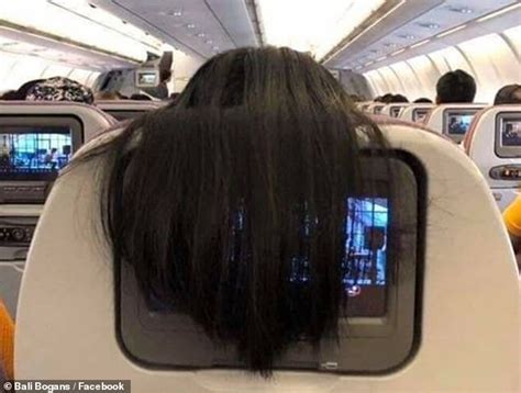 Plane Passenger Shares The Disgusting Moment A Woman Let Her Hair