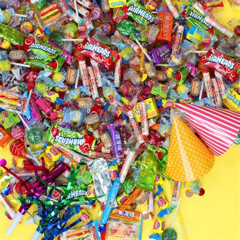 Party Mix 8 Pounds Candy Bulk Piata Candies Individually Wrapped Assorted Candy 8
