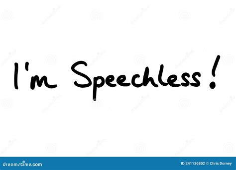 im speechless stock illustration illustration of handwriting 241136802