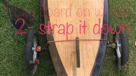 Diy Paddle Board Trailer Youtube