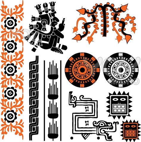 Mayan Patterns Mayan Art Mayan Symbols Aztec Art
