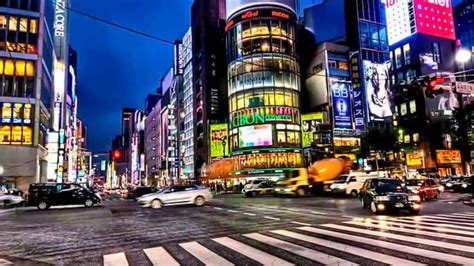 Tokyo Ginza At Night In Only 5 Minutes Hd Youtube