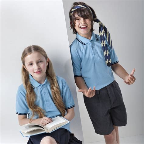 School Uniform Polo Shirt Childrens Tipped Polo Shirt Kids Polo