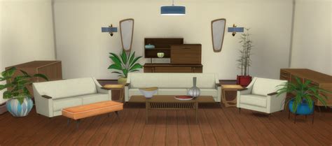 Sims 4 Maxis Match Living Room Cc