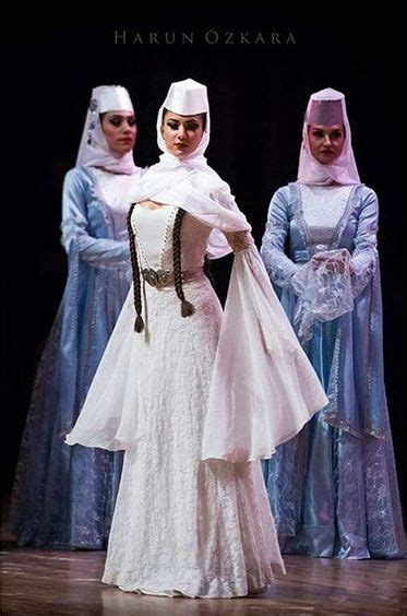 Traditional Adyghey Circassian Dancers In Exquisite Costumes