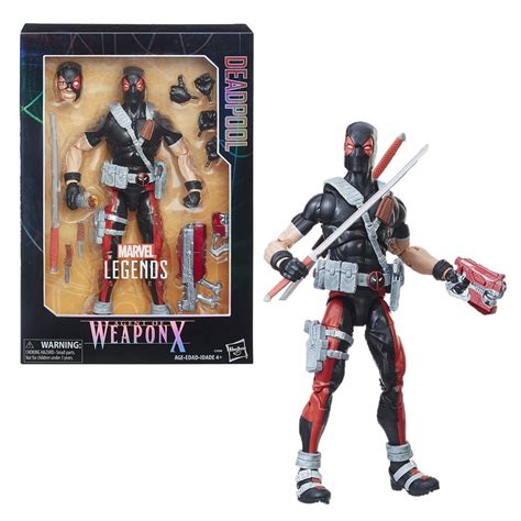 Deadpool Agent Weapon X Figura Marvel Legends 12 Pulg Shopee México