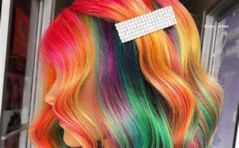 The Boldest Prettiest Rainbow Hair Colors In Honor Of The Pride Month