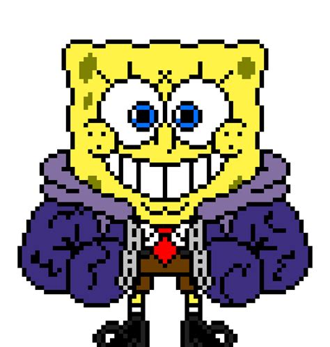 Spongeswap Spongebob Sprite Edited Pixel Art Maker