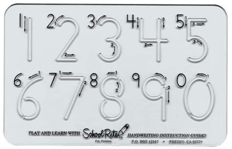 school rite numbers  images handwriting instruction learning