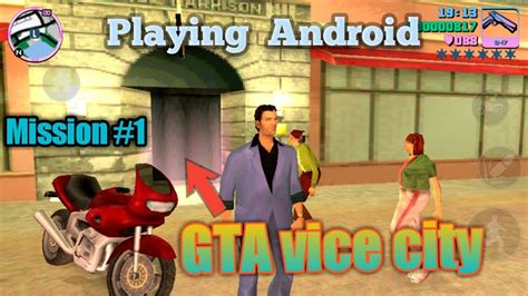 Gta Vice City Playing Game On Android Mission 1lucky9 Youtube