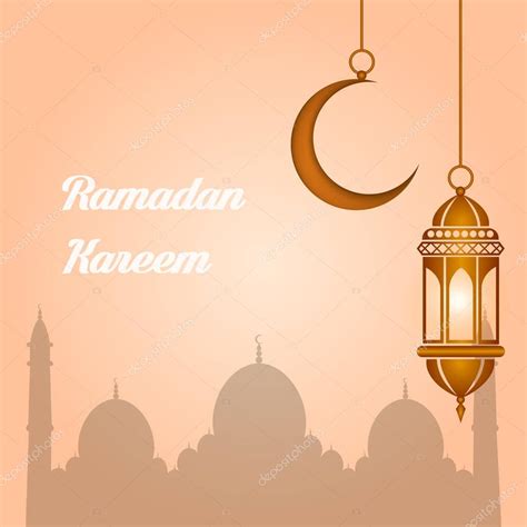 Ramadan Kareem Islamic background. Vector illustration — Stock Vector
