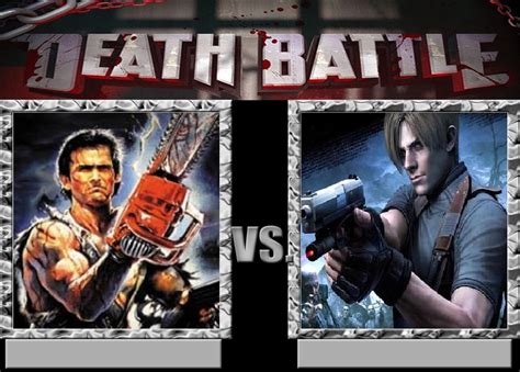 In the zombie apcolypse, only the fit will survive. Ash Williams vs Leon Kennedy by VitamineJJC on DeviantArt