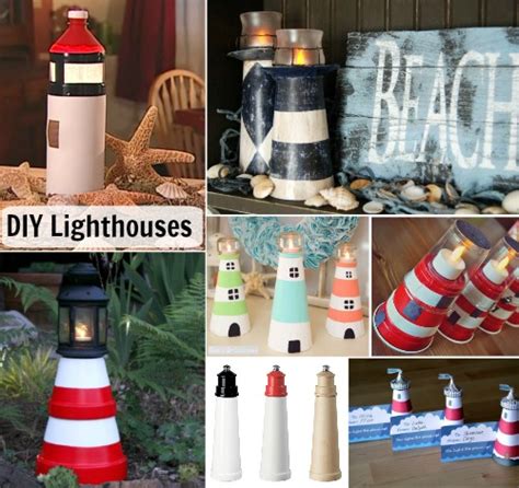 Diy Lighthouses How To Make A Lighthouse From Cardboard Foam Cone