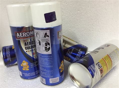 Metallic Violet Blue Color Aerosol Spray Paint Aeromix Brand At Rs