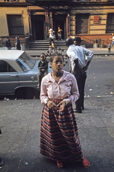 Harlem New York City Usa 1970s Flashbak