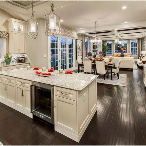 This modern kitchen design has it all—two refrigerators, two sinks, and two islands. Best Open Kitchen Living And Dining Concepts Perfect For ...