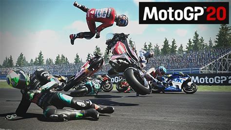 Motogp 20 Crash Compilation 2 Pc Game Youtube