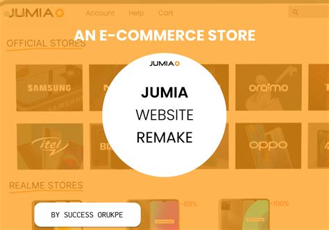 Jumia E Commerce Website Remake On Behance