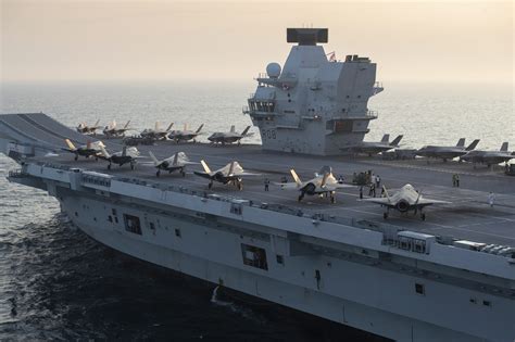 Aircraft Carrier Hms Queen Elizabeth Becomes Royal Navys Fleet
