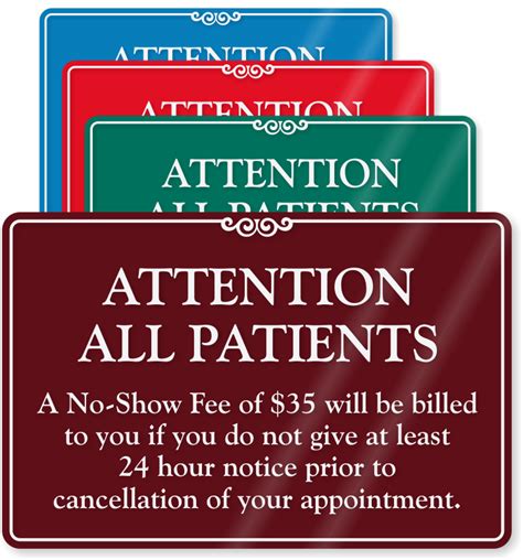 Printable Medical Office Signs