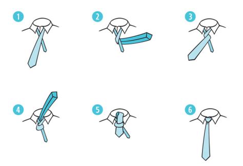 How To Tie A Tie In 6 Easy Steps Via