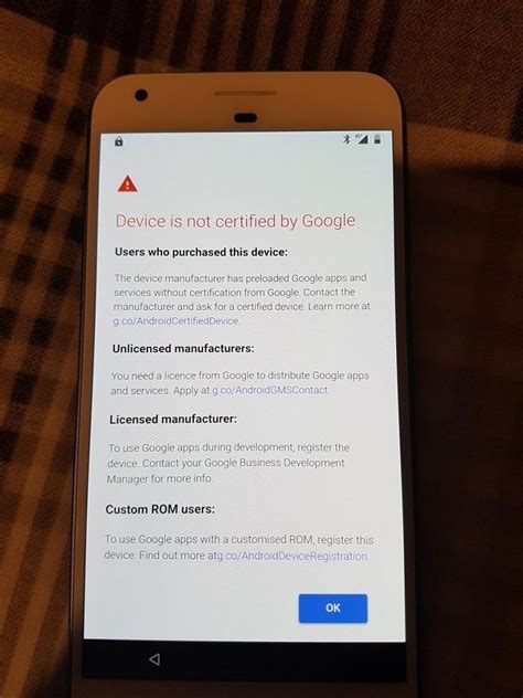 If more players would join the system. Uncertified Google apps results in error message, but not ...