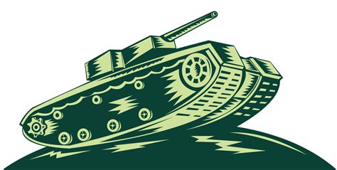 World War Two Battle Tank 13757537 Png