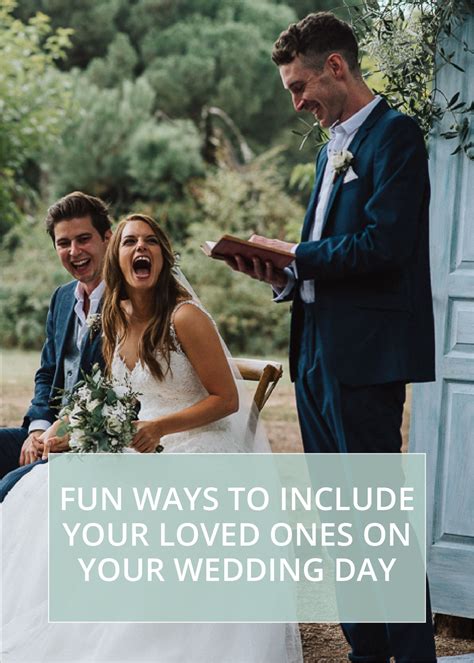 Roles In A Wedding - How To Include Loved Ones Without Formal Roles | Wedding roles, Roles in a 