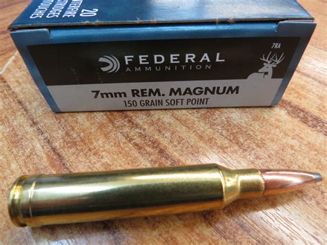 Gunworks Federal Power Shok 7mm Rem Mag 150gr Soft Point Sp X 20