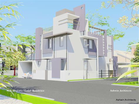 Bangalore Architecture Exteriors Of Bhavanas Bunglow In Bangalore By