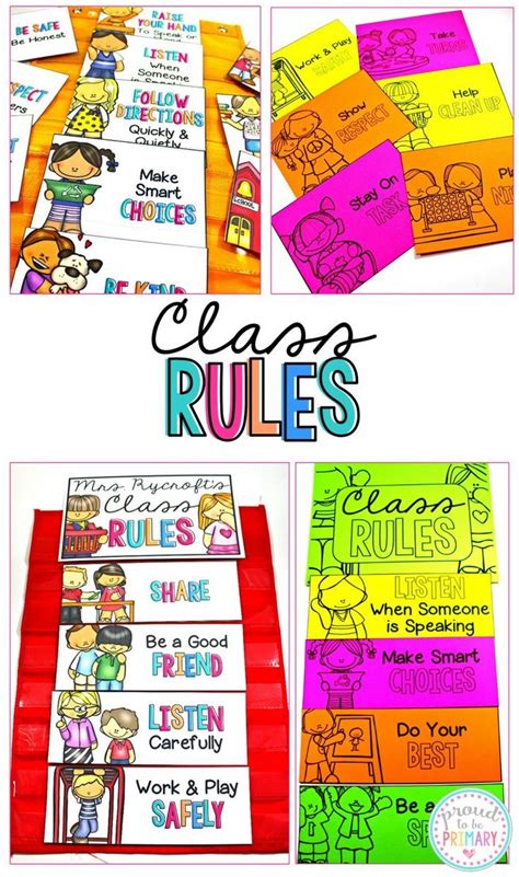Class Rules Editable Class Rules Kindergarten Classroom
