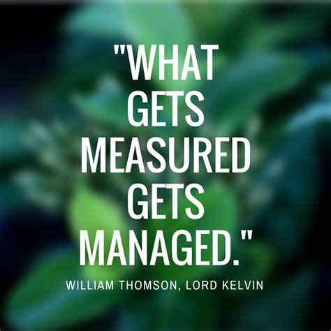 What gets measured, gets managed. peter drucker is often attributed with this quote but he probably wasn't the first to say it and the origin of this expression what changes outcomes are worth measuring. MCC Blog