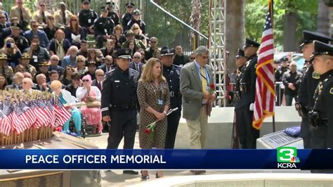 Fallen Officers Honored During Ceremony At California Peace Officers
