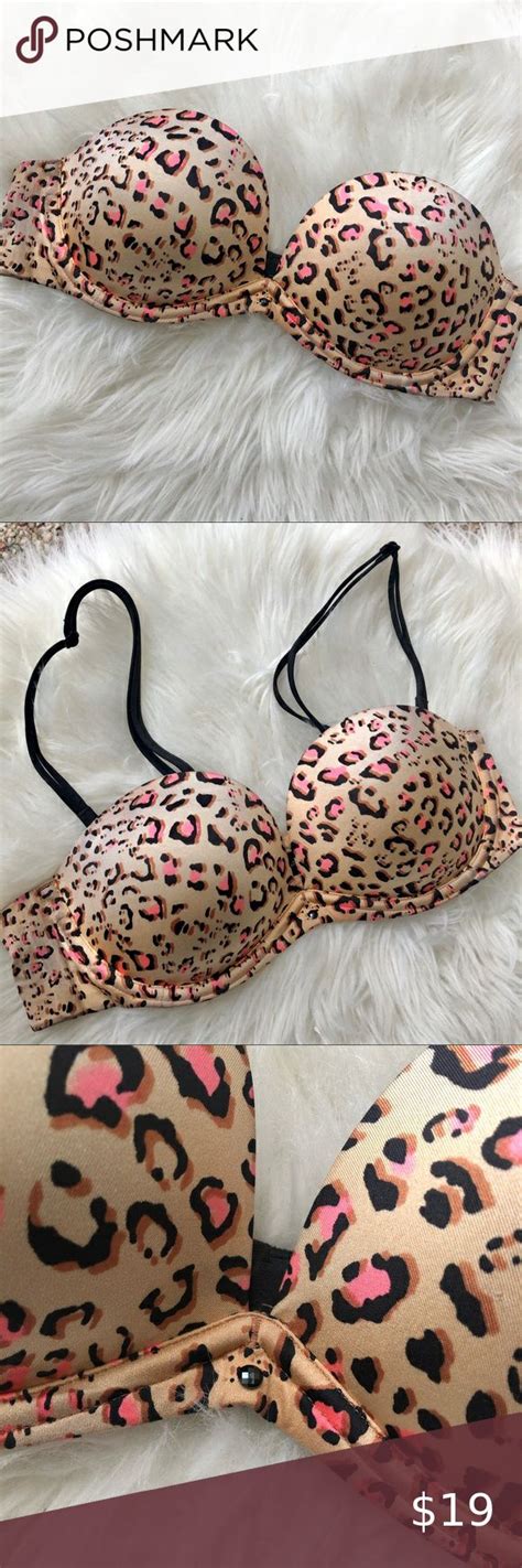 victoria s secret leopard print bra in 2020 leopard print bra printed bras leopard print