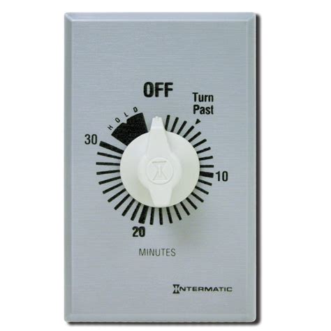 Intermatic Ff30mh 30 Minute Spring Loaded Wall Timer