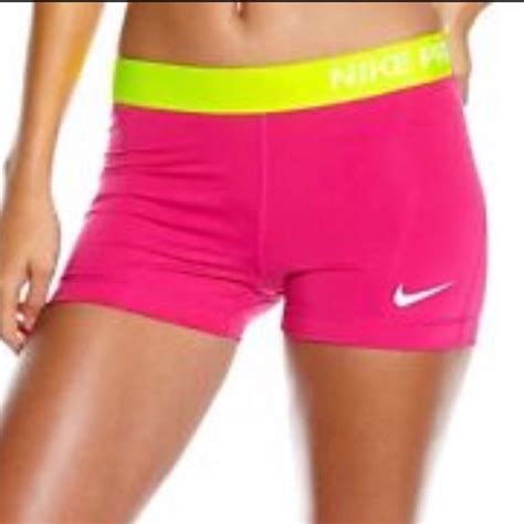 Nike Shorts Pink Nike Pro Spandex Poshmark