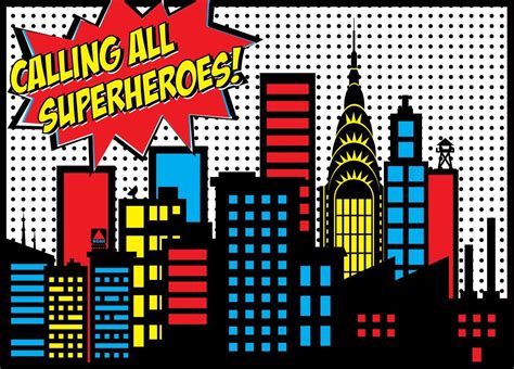 Superhero City Wallpapers Top Free Superhero City Backgrounds