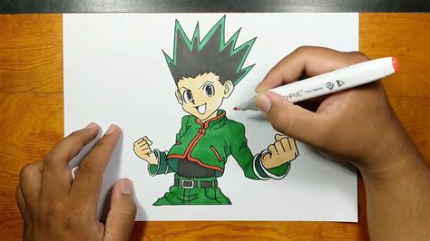 How To Draw GON HUNTER X HUNTER Step By Step YouTube