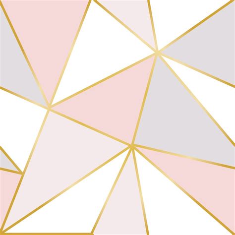 Papel De Parede Zara Rosê Gold Sala Quarto Geométrico 10m R 14900