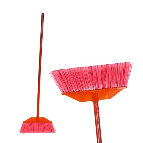 Wholesale Broom W Wood Handle 40 Pink Red With Pink