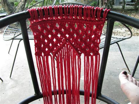 Simple step by step tutorial. Macramé Chair · How To Make A Chair · Knotting & Macrame ...