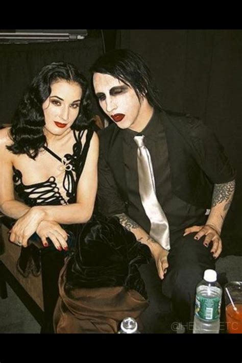 6 576 890 tykkäystä · 34 784 puhuu tästä. marilyn manson and his wife ditta von tessa (com imagens ...