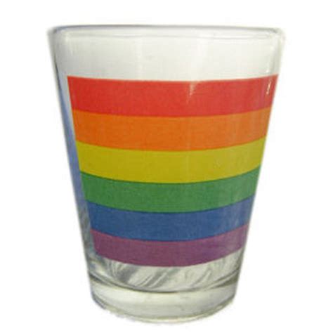 Rainbow Pride Lgbt Gay And Lesbian Pride Flag Shot Glass Pride Shack