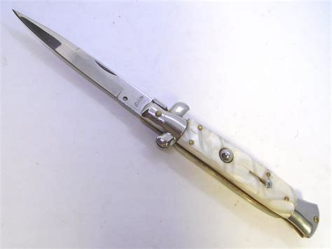 Sold Price Stiletto Switchblade Knife Stainless Steel Auto Invalid Date Edt