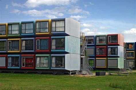 Container House Complexo De Habitações Para Estudantes Completamente