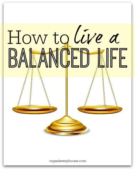How To Live A Balanced Life It Takes 5 Things