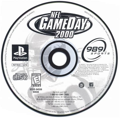Nfl Gameday 2000 1999 Playstation Box Cover Art Mobygames